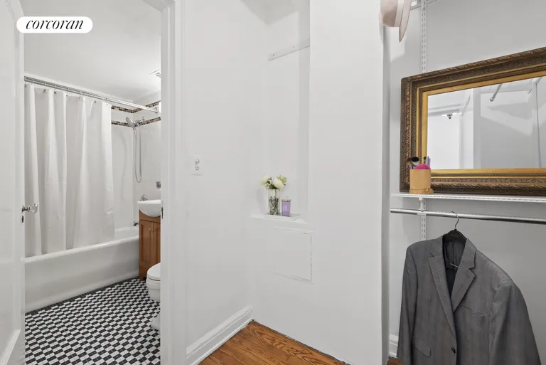 New York City Real Estate | View 405 West 23rd Street, 15L | Bathroom Entry/Dressing Room | View 5