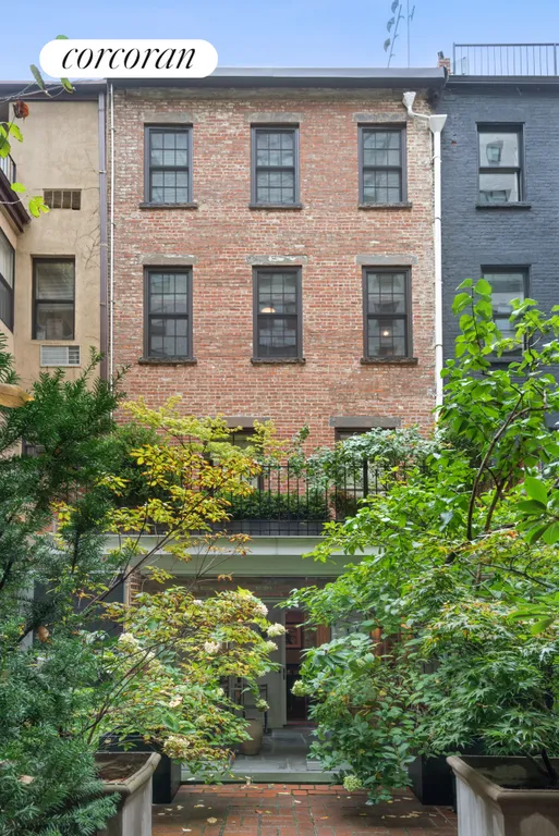New York City Real Estate | View 415 East 50th Street | View of Townhouse from Back Garden | View 18