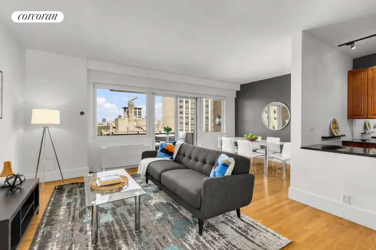 New York City Real Estate | View 58 West 58th Street, 22A | Living Room | View 2