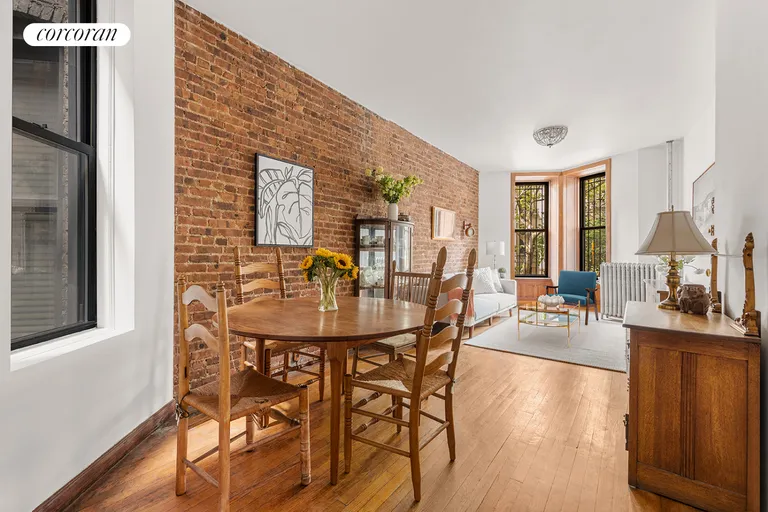New York City Real Estate | View 798 President Street, 1R | Dining and living room | View 2