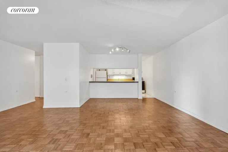 New York City Real Estate | View 531 Main Street, 218 | Living Room/Dining Alcove | View 2