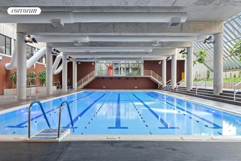 New York City Real Estate | View 531 Main Street, 218 | Building Indoor Pool | View 7