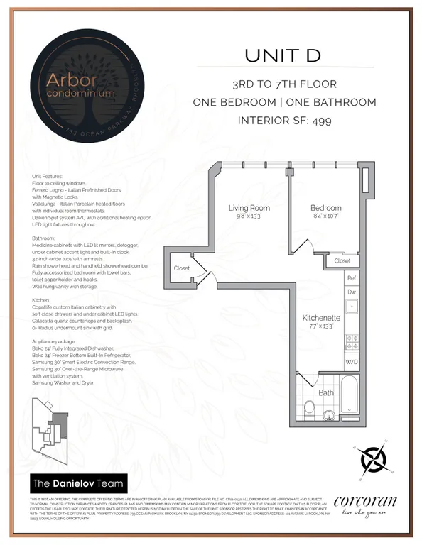 733 Ocean Parkway, 5D | floorplan | View 13