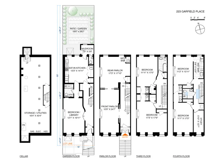 223 Garfield Place | floorplan | View 17