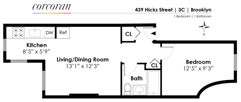 439 Hicks Street, 3C | floorplan | View 5
