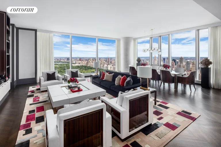 New York City Real Estate | View 217 West 57th Street, 63E | 3 Beds, 3 Baths | View 1