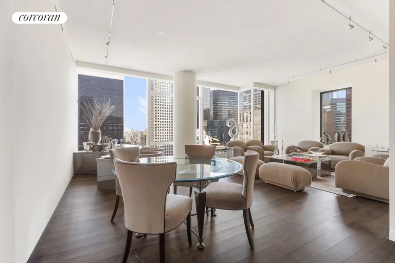 New York City Real Estate | View 20 West 53rd Street, 28A | Living Room | View 2