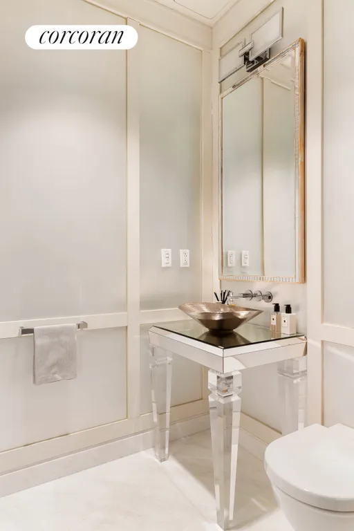 New York City Real Estate | View 20 West 53rd Street, 28A | Half Bathroom | View 8