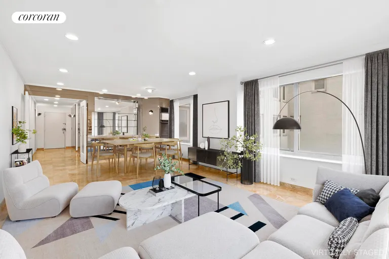 New York City Real Estate | View 106 Central Park South, 23C | Living Room | View 3