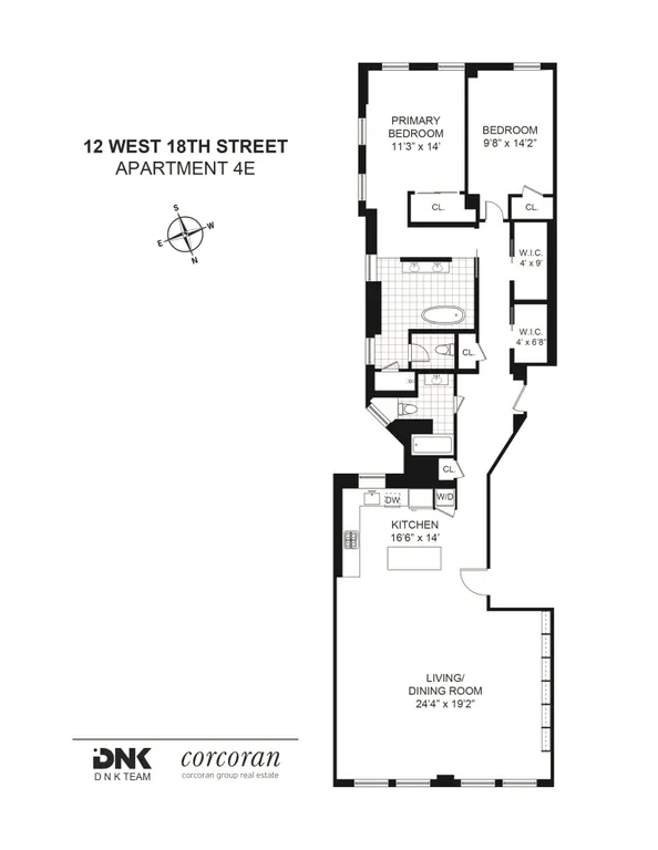 12 West 18th Street, 4E | floorplan | View 13