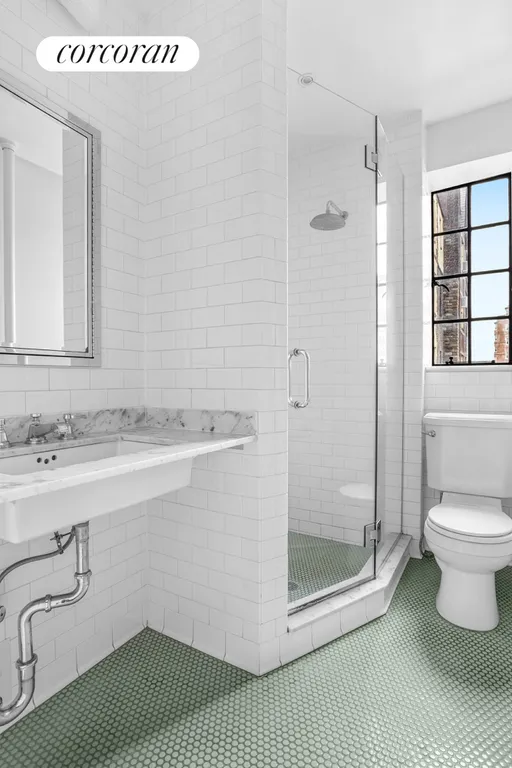 New York City Real Estate | View 116 PINEHURST AVENUE, D44 | Primary bathroom with shower | View 7