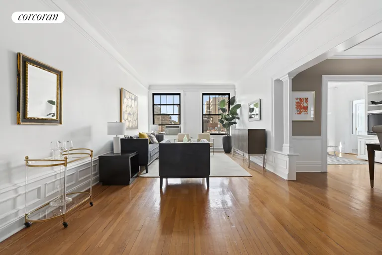 New York City Real Estate | View 215 West 98th Street, 8A | Living Room | View 2