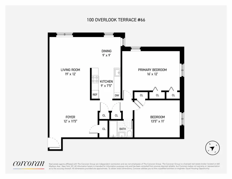 100 Overlook Terrace, 66 | floorplan | View 10