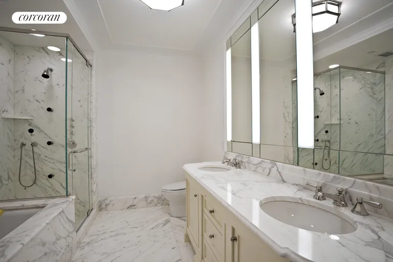 New York City Real Estate | View 15 Central Park West, 10M | Primary Bathroom | View 5