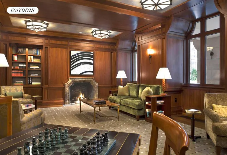 New York City Real Estate | View 15 Central Park West, 10M | Private Library | View 8