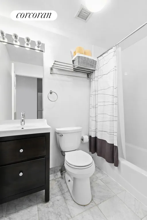 New York City Real Estate | View 407 East 12th Street, 2FW | Primary BR - en-suite bathroom | View 5