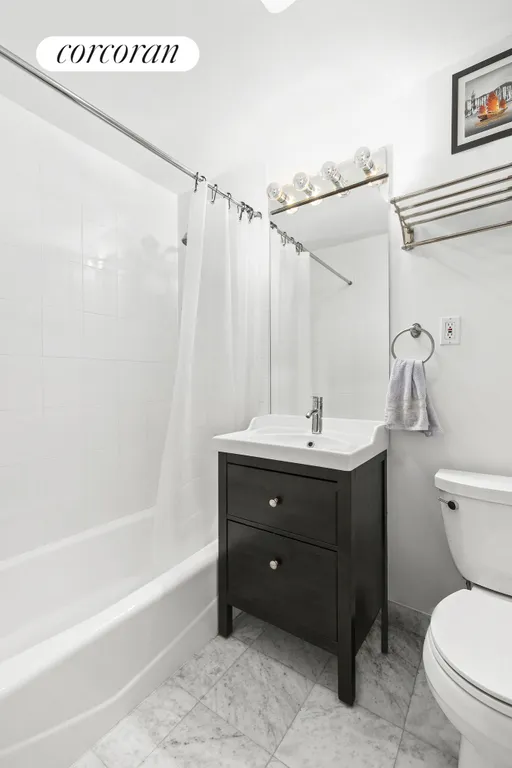 New York City Real Estate | View 407 East 12th Street, 2FW | Hall bathroom | View 6
