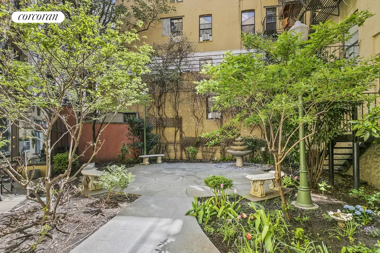 New York City Real Estate | View 407 East 12th Street, 2FW | Charming common courtyard | View 8