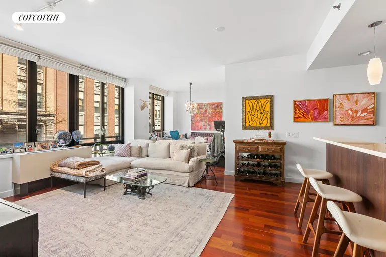 New York City Real Estate | View 50 West 15th Street, 3B | Alcove space in living room | View 2