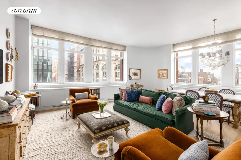 New York City Real Estate | View 25 West Houston Street, 7C | 3 Beds, 3 Baths | View 1