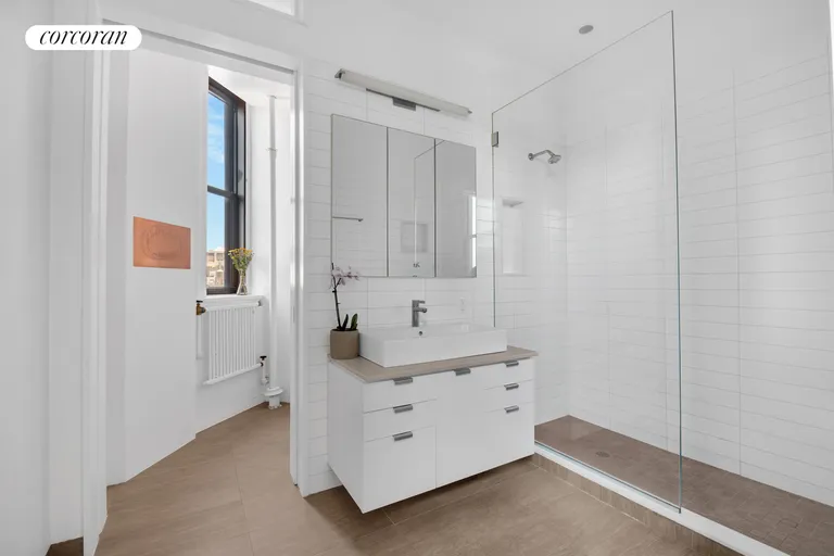 New York City Real Estate | View 491 Broadway, 9 | Primary Bathroom | View 9
