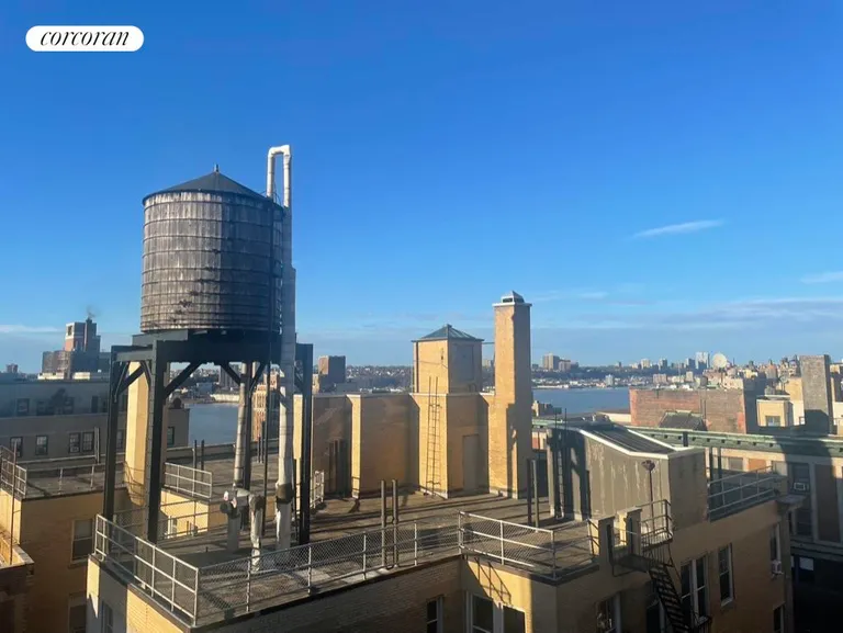 New York City Real Estate | View 250 West 94th Street, 6G | Partial River View -Roof Garden | View 11