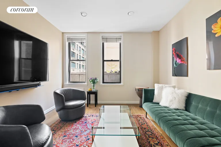 New York City Real Estate | View 57 West 58th Street, 6H | 2 Beds, 1 Bath | View 1