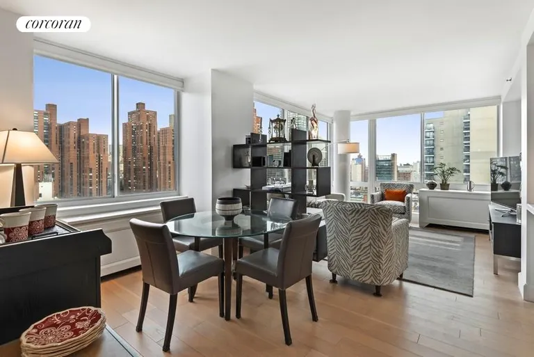 New York City Real Estate | View 389 East 89th Street, 17G | Spacious Living/Dining Room | View 2