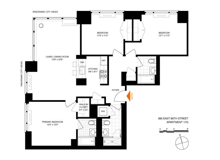 389 East 89th Street, 17G | floorplan | View 10