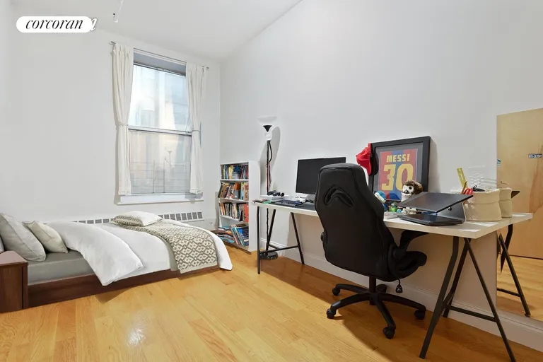 New York City Real Estate | View 19 Warren Street, 3W | Second Bedroom Staged | View 8