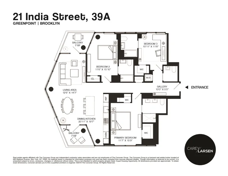 21 India Street, 39A | floorplan | View 17