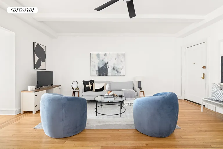 New York City Real Estate | View 321 West 55th Street, 32 | Living Room | View 2