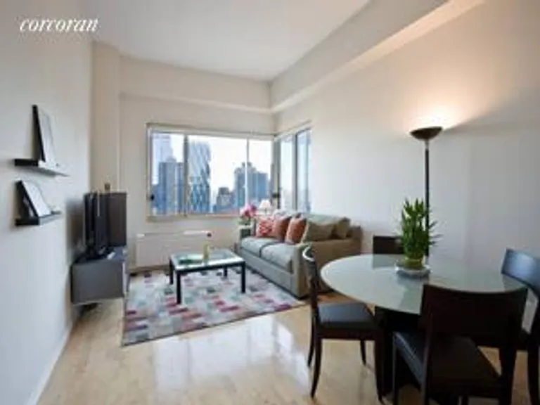 New York City Real Estate | View 350 West 50th Street, 35H | 1 Bed, 1 Bath | View 1