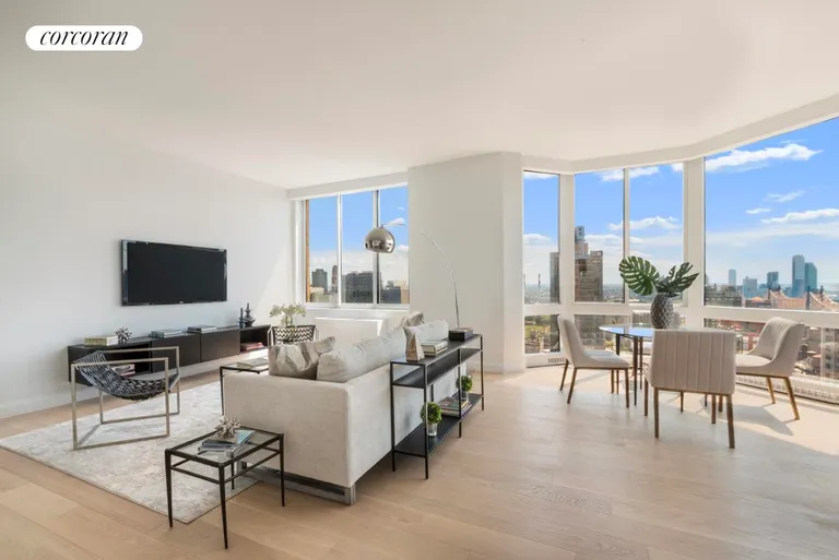New York City Real Estate | View 200 East 65th Street, 33E | Living Room | View 2