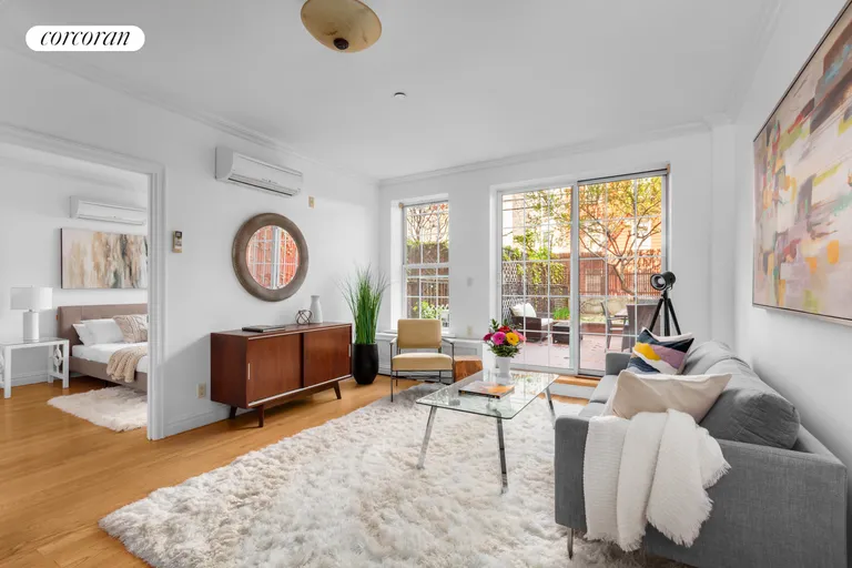 New York City Real Estate | View 218 Eckford Street, 1B | 1 Bed, 2 Baths | View 1