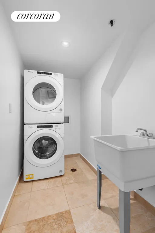 New York City Real Estate | View 218 Eckford Street, 1B | Laundry Room in Apt | View 11
