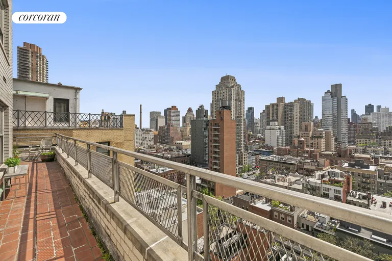 New York City Real Estate | View 230 East 79th Street, 19C | Wrap Around Terrace Southern Views | View 8