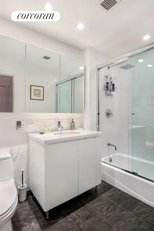New York City Real Estate | View 90 William Street, 7B | Primary Bathroom | View 4