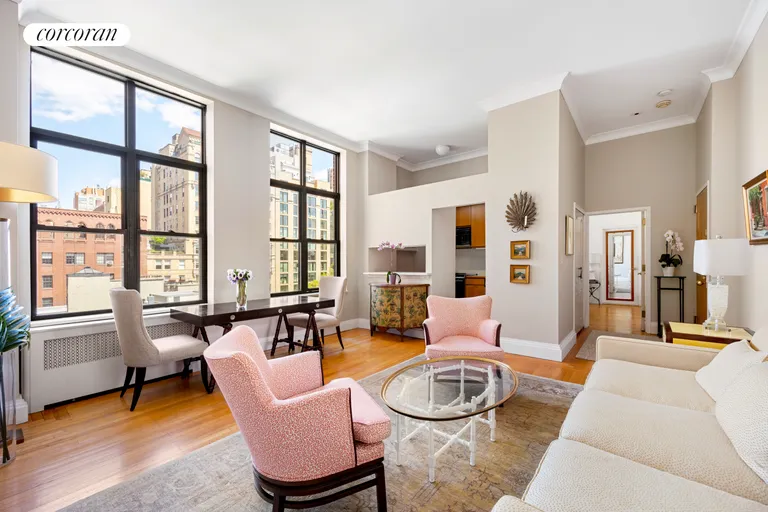 New York City Real Estate | View 7 GRAMERCY PARK WEST, 7A | Living Room/Dining Area | View 2