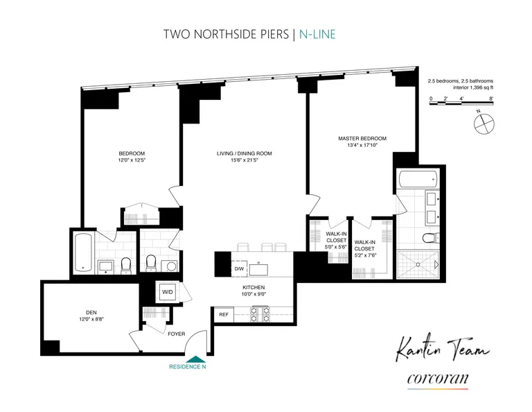 2 Northside Piers, 31N | floorplan | View 10