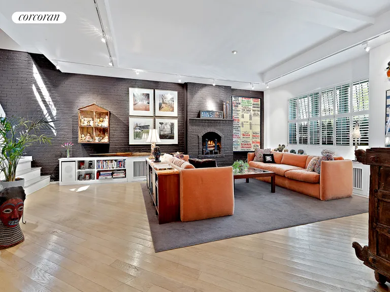 New York City Real Estate | View 264 Waverly Avenue | Long View Of Living Room | View 2