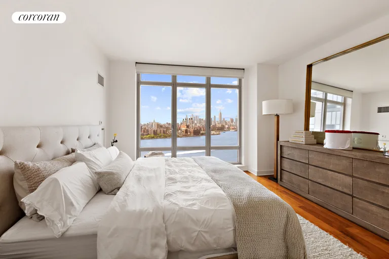 New York City Real Estate | View 2 Northside Piers, 24A | Primary Bedroom | View 6