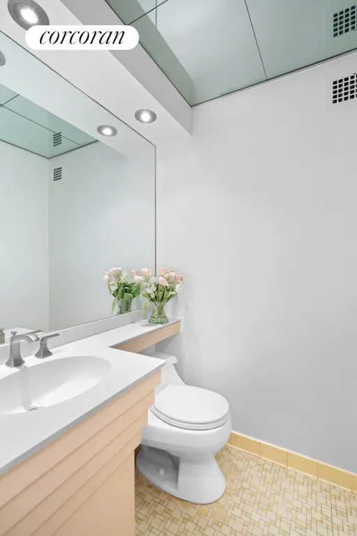 New York City Real Estate | View 180 East End Avenue, 4E | Guest Powder Room | View 16