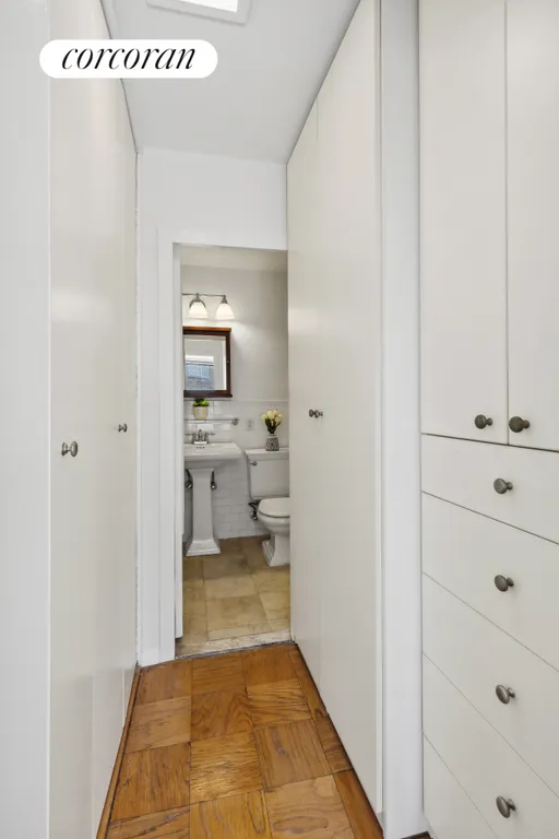 New York City Real Estate | View 345 East 81st Street, 18C | Full Bathroom / Dressing Area | View 6