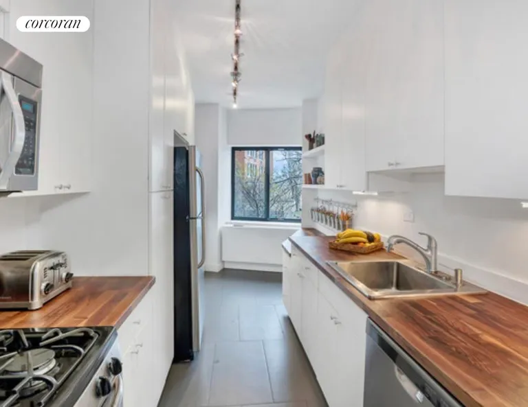 New York City Real Estate | View 380 Rector Place, 2M | Eat-in Kitchen | View 3
