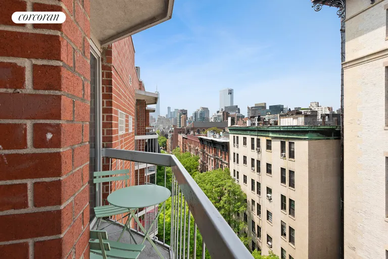 New York City Real Estate | View 184 Thompson Street, 6K | Balcony | View 3