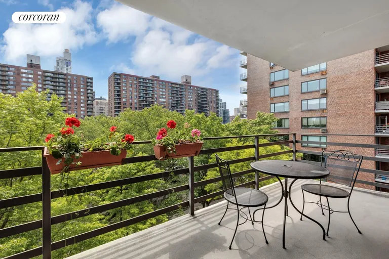 New York City Real Estate | View 400 Central Park West, 7B | Balcony | View 7