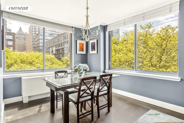New York City Real Estate | View 21 South End Avenue, 539 | Dining Area | View 3