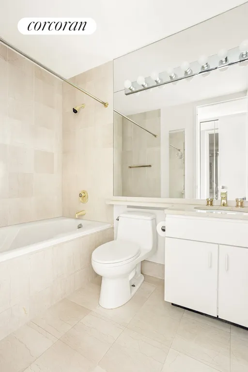 New York City Real Estate | View 21 South End Avenue, 539 | Primary Bathroom | View 7
