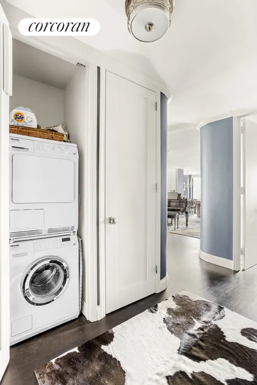 New York City Real Estate | View 21 South End Avenue, 539 | Laundry Room in Apt | View 10